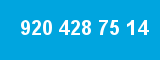 920 428 75 14
